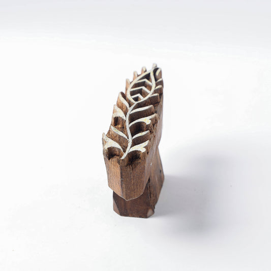 Hand-carved Teak Wood Block by Gangadhar (Medium)