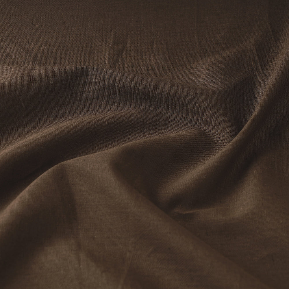 Dark Brown - South Cotton Prewashed Plain Dyed Fabric 13