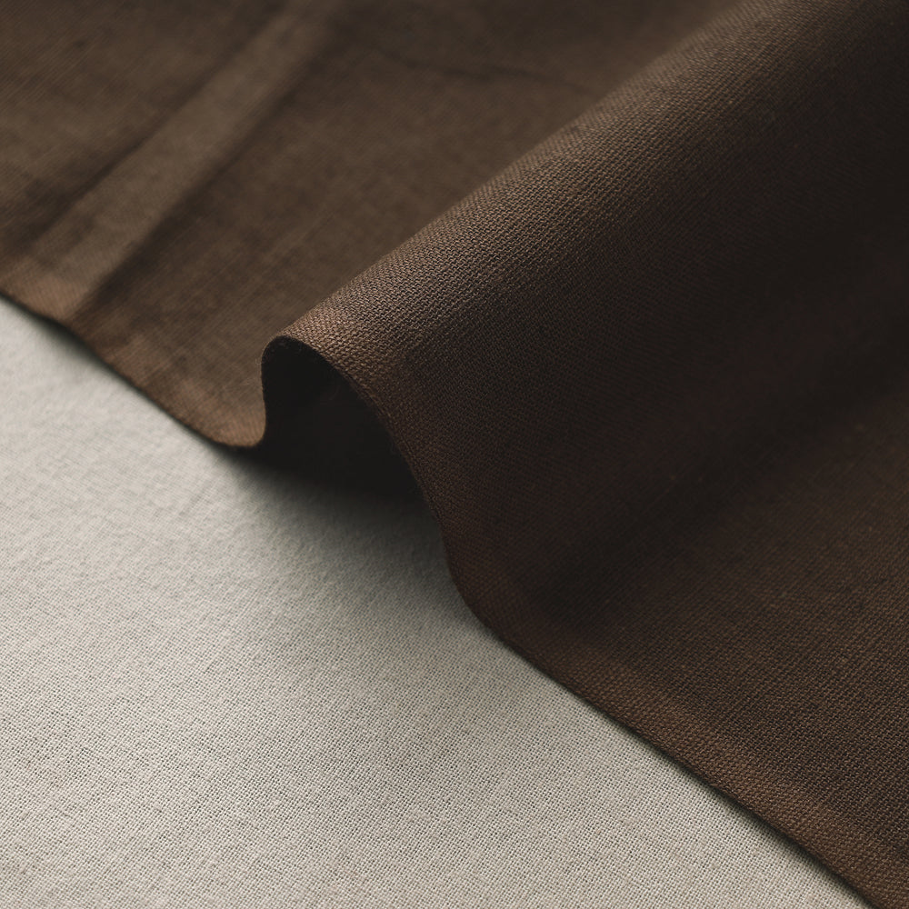 Dark Brown - South Cotton Prewashed Plain Dyed Fabric 13