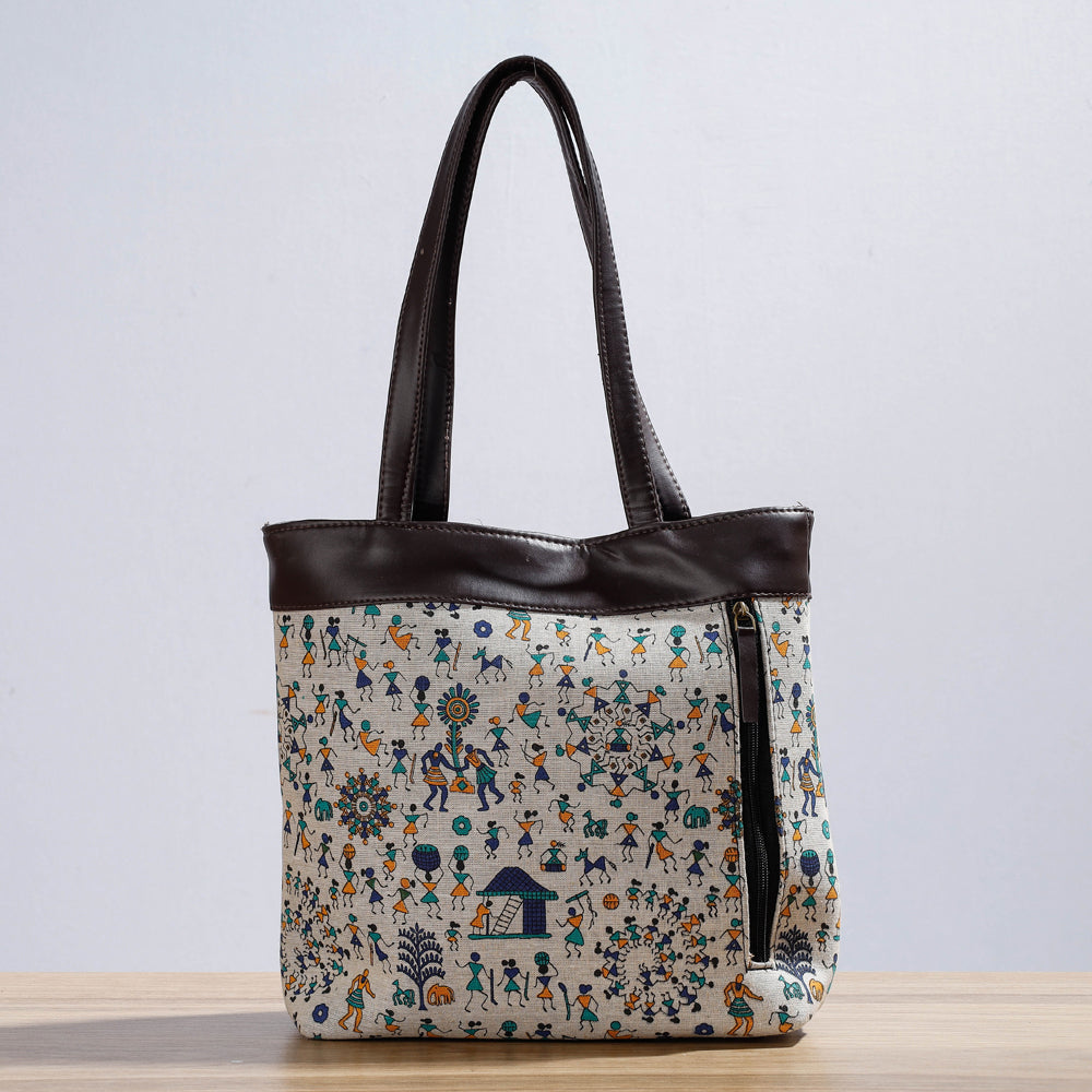 screen print shoulder bag