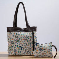 screen print shoulder bag