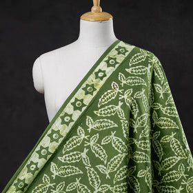 Green - Hand Batik Printing Cotton Fabric