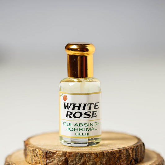 White Rose- Natural Attar Unisex Perfume Oil 10ml