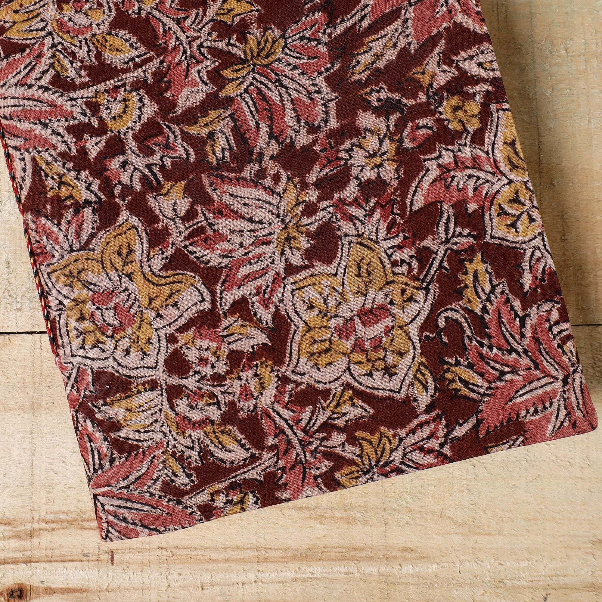  Kalamkari Fabric Cover Handmade Paper Notebook 