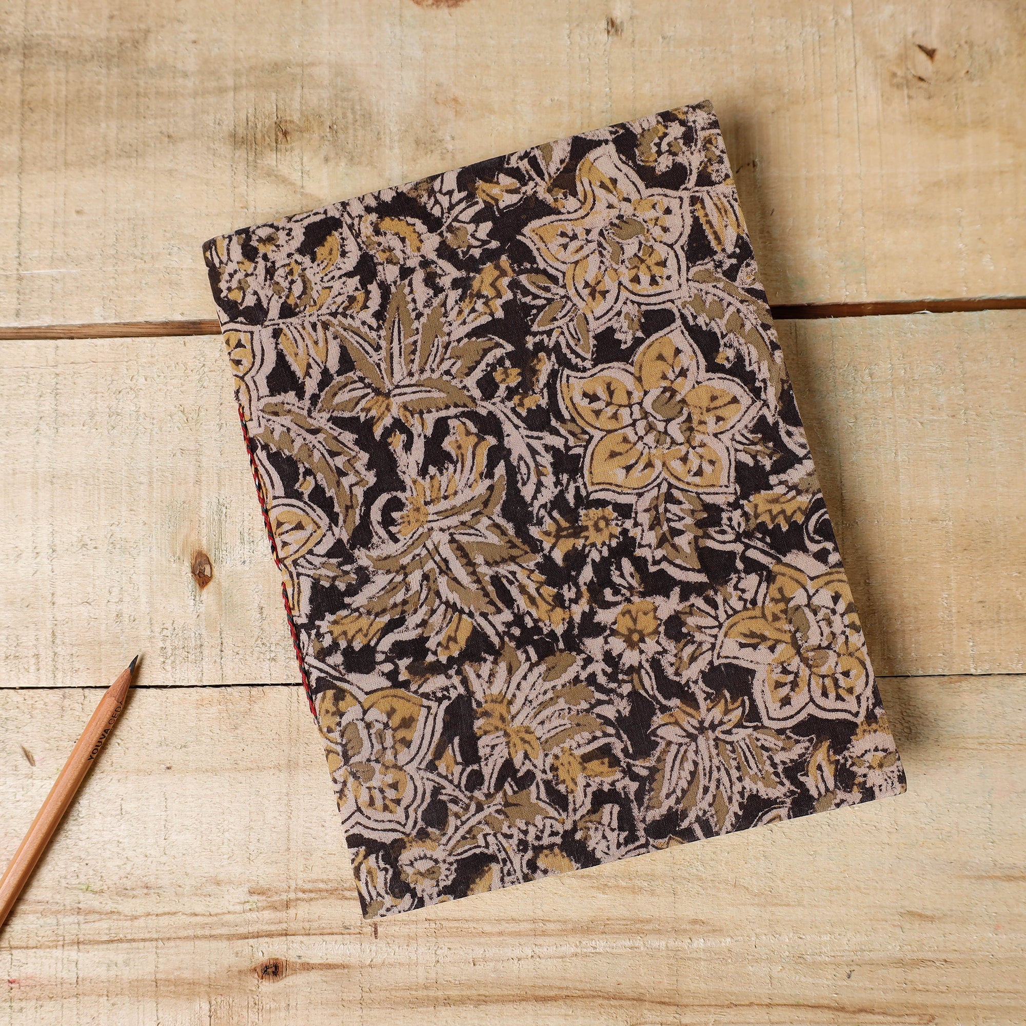  Kalamkari Fabric Cover Handmade Paper Notebook 