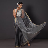 chanderi silk saree