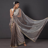 chanderi silk saree