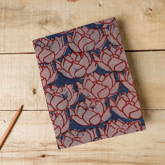Bindaas Fabric Cover Handmade Paper Notebook (9 x 7 in)