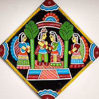 Handpainted Wooden Wall Hanging