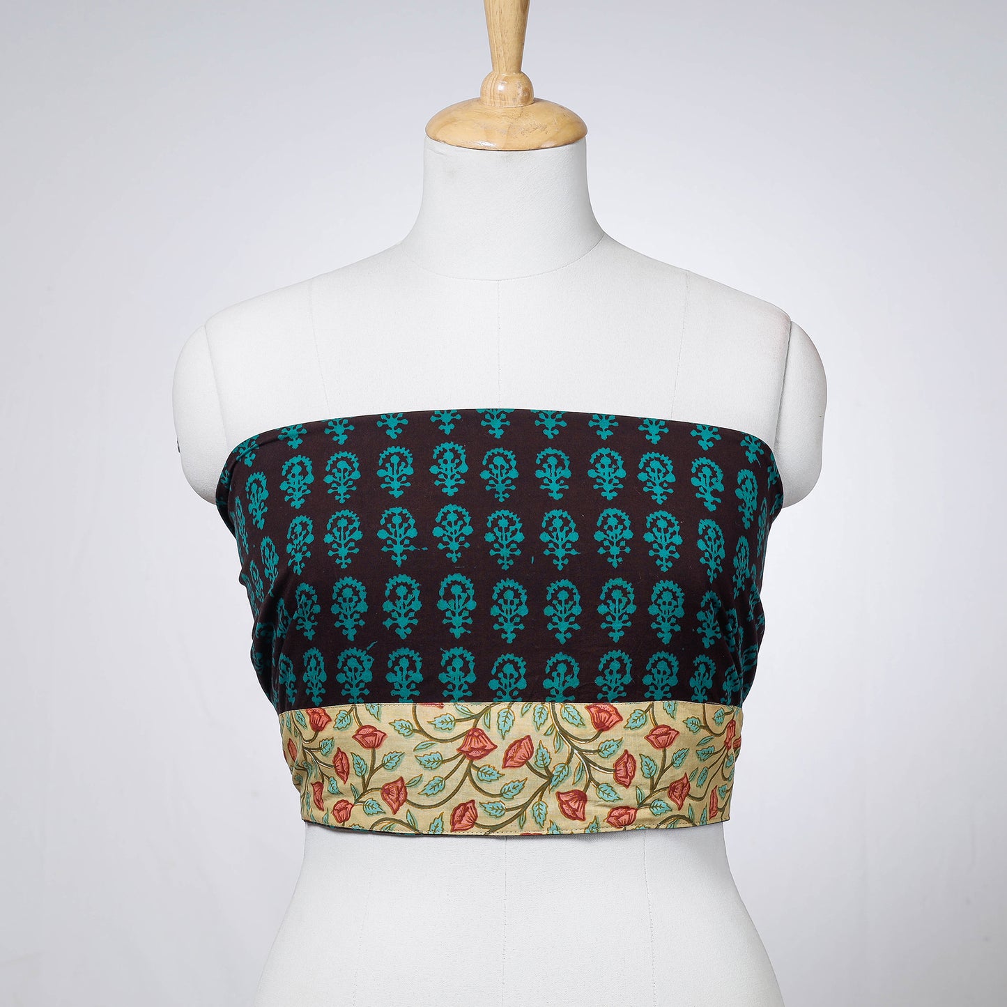 Block Printed Blouse Piece
