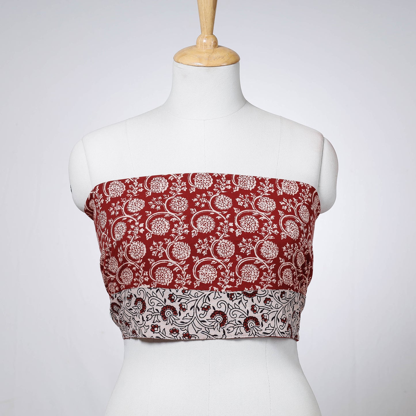 Block Printed Blouse Piece
