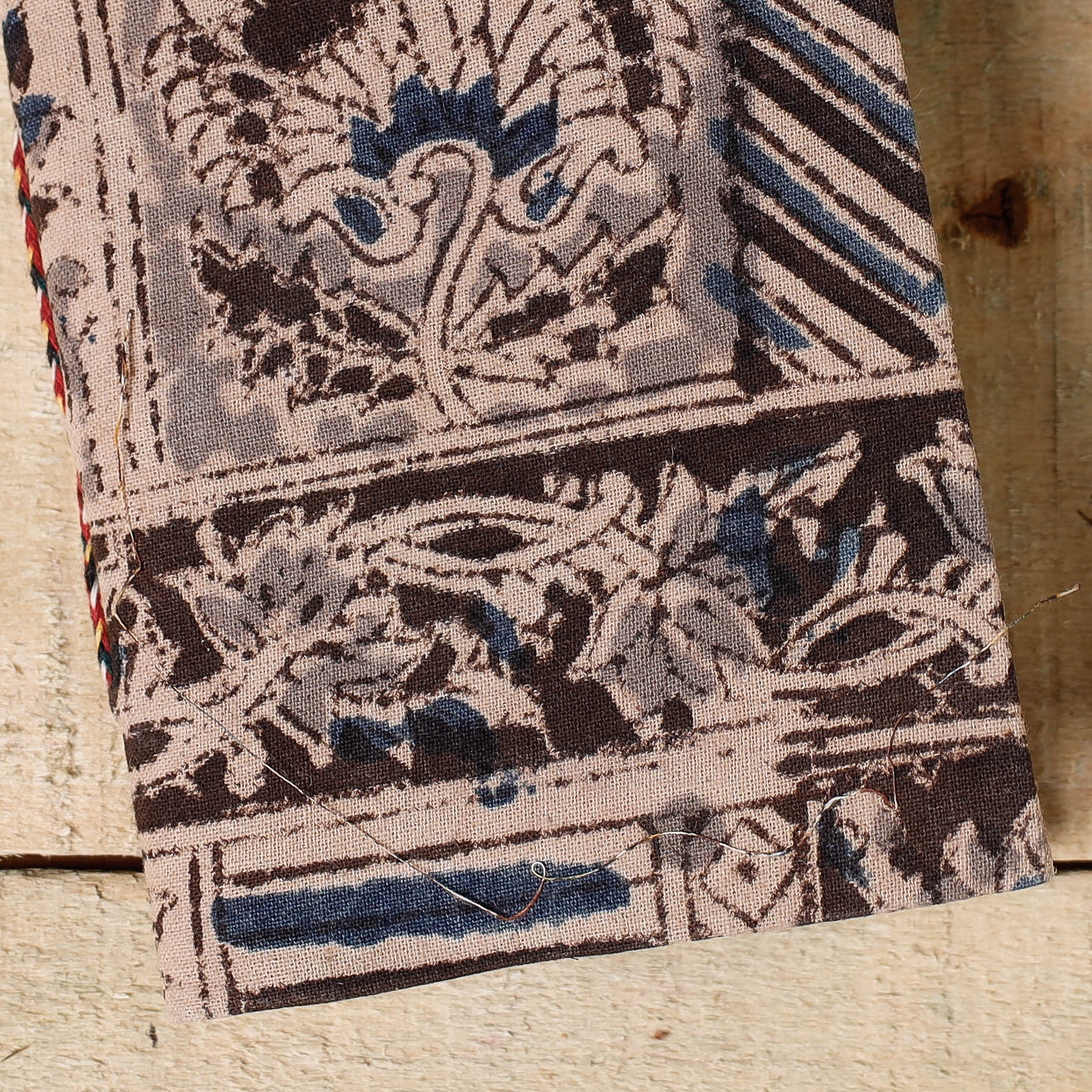 Buy Kalamkari Fabric Cover Handmade Paper Notebook Online at iTokri.com