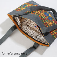 madhubani jute shoulder bag