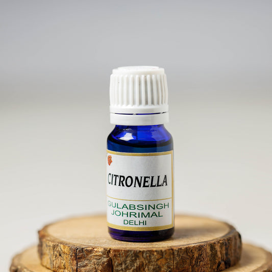 Citronella- Natural Attar Unisex Perfume Oil 10ml