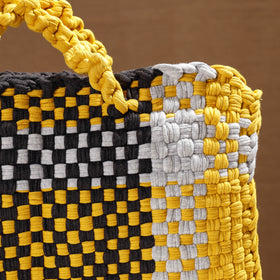  Handwoven Upcycled Cotton Laptop Bag 