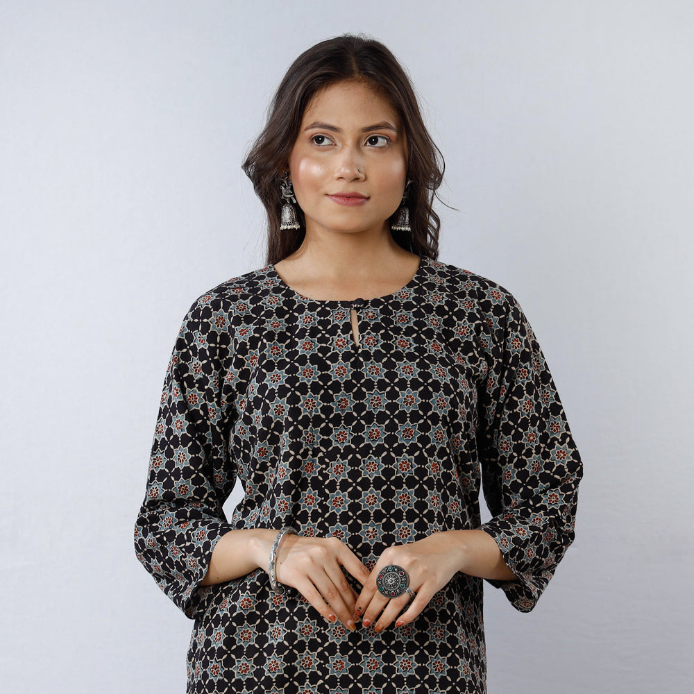  Ajrakh Block Printing Kurta