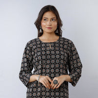  Ajrakh Block Printing Kurta