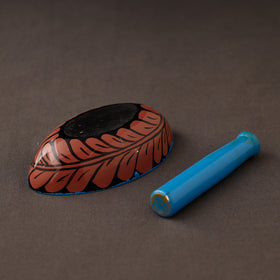 Bengal Patua Handpainted Mortar and Pestle Set