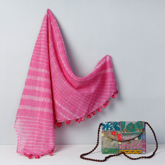 Multicolor - Banjara Vintage Sling Bag with Leheriya Dupatta
