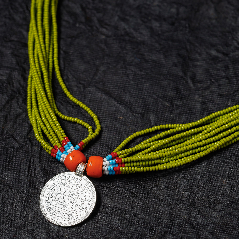 Bead & Coin Work Handmade Baiga Tribal Necklace