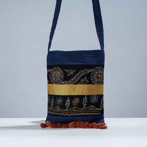 hand painted sling bag