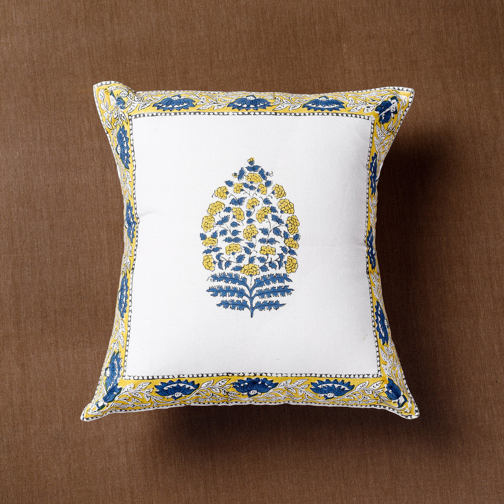 Block Printed Cushion Cover 