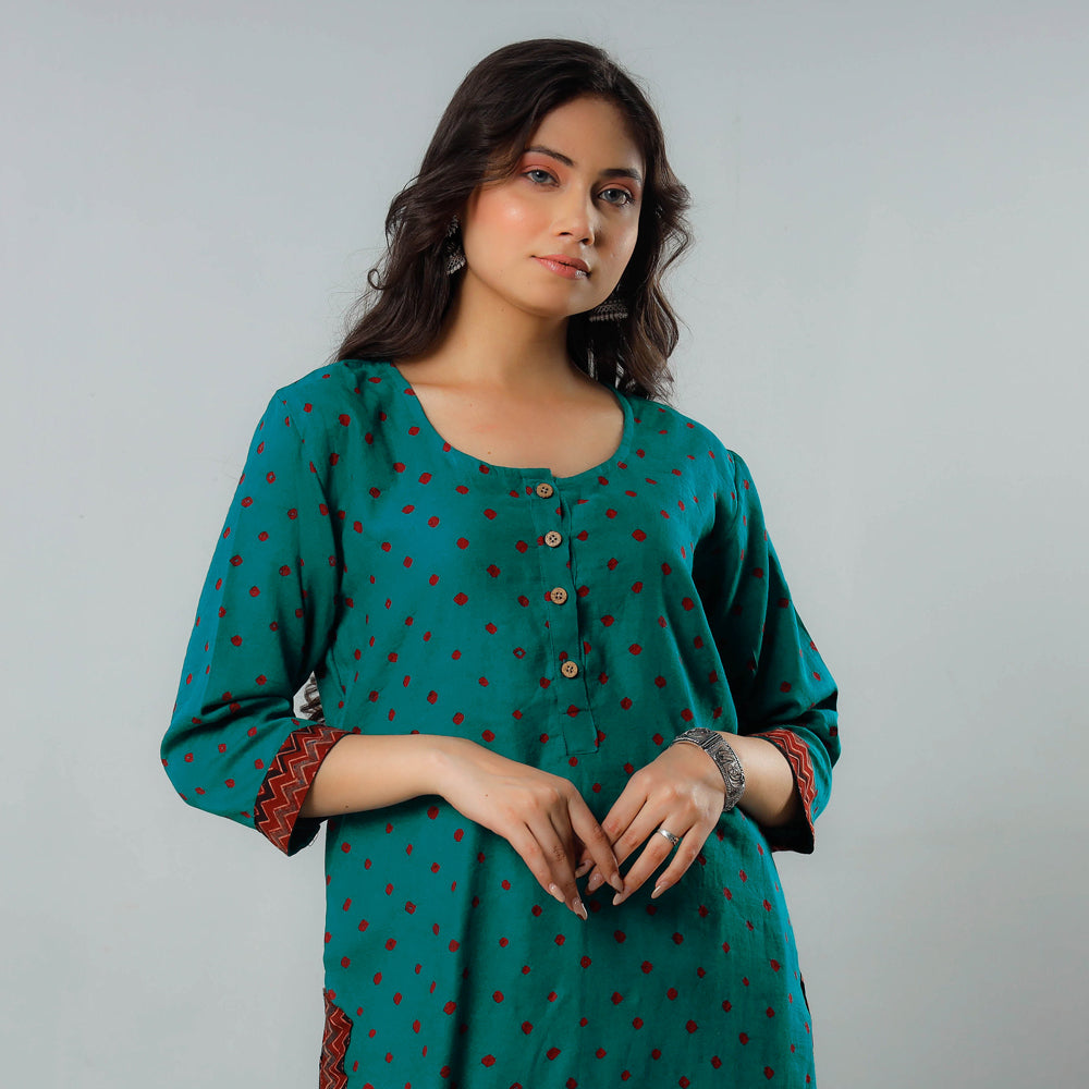 bandhani kurta