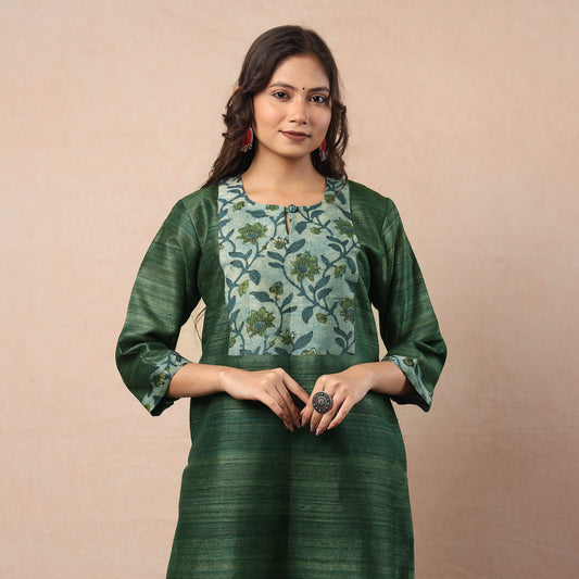 Bhagalpuri Handwoven Desi Tussar Silk 