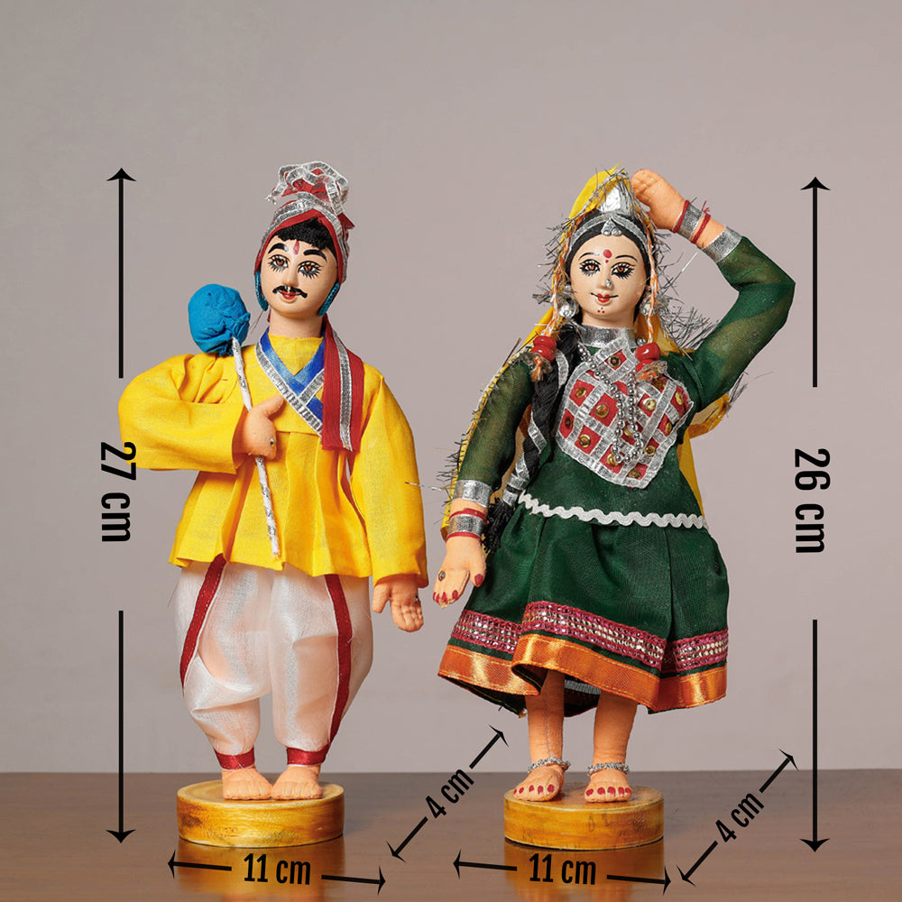 Rajasthani Couple Doll