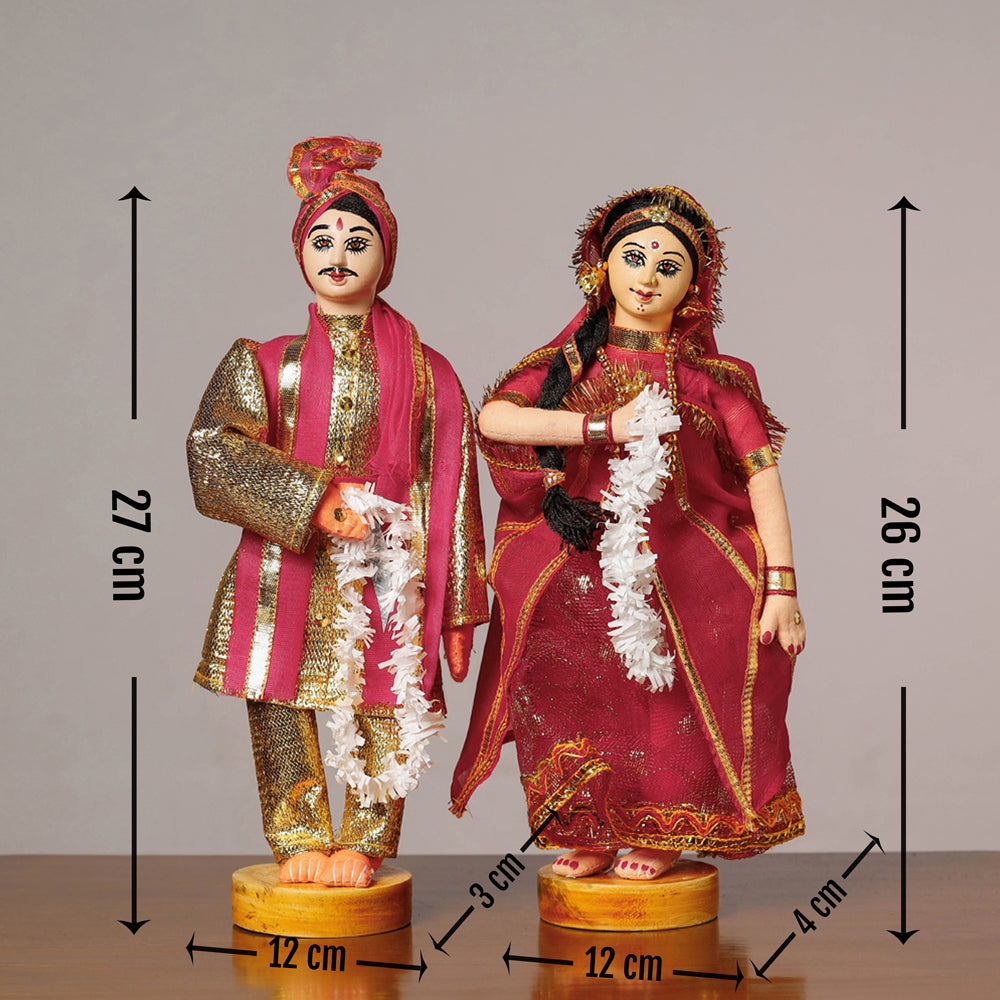 Marwadi Couple Doll