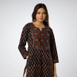 Ajrakh Block Printed Kurta