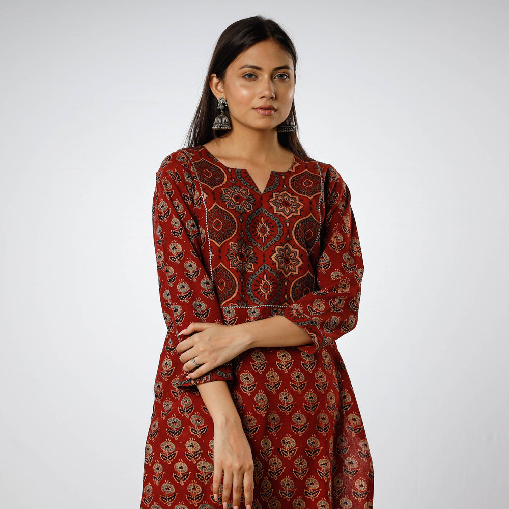 ajrakh cotton kurta 