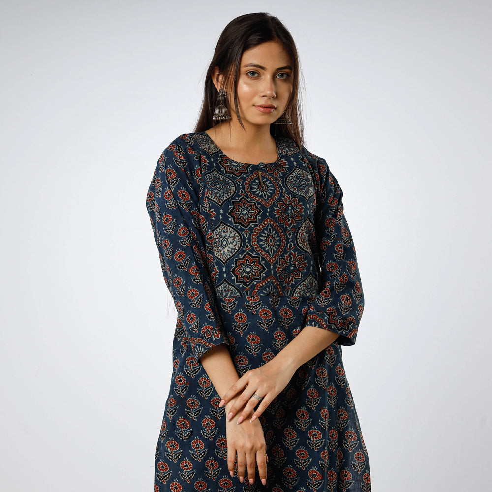 Ajrakh Block Printed Kurta
