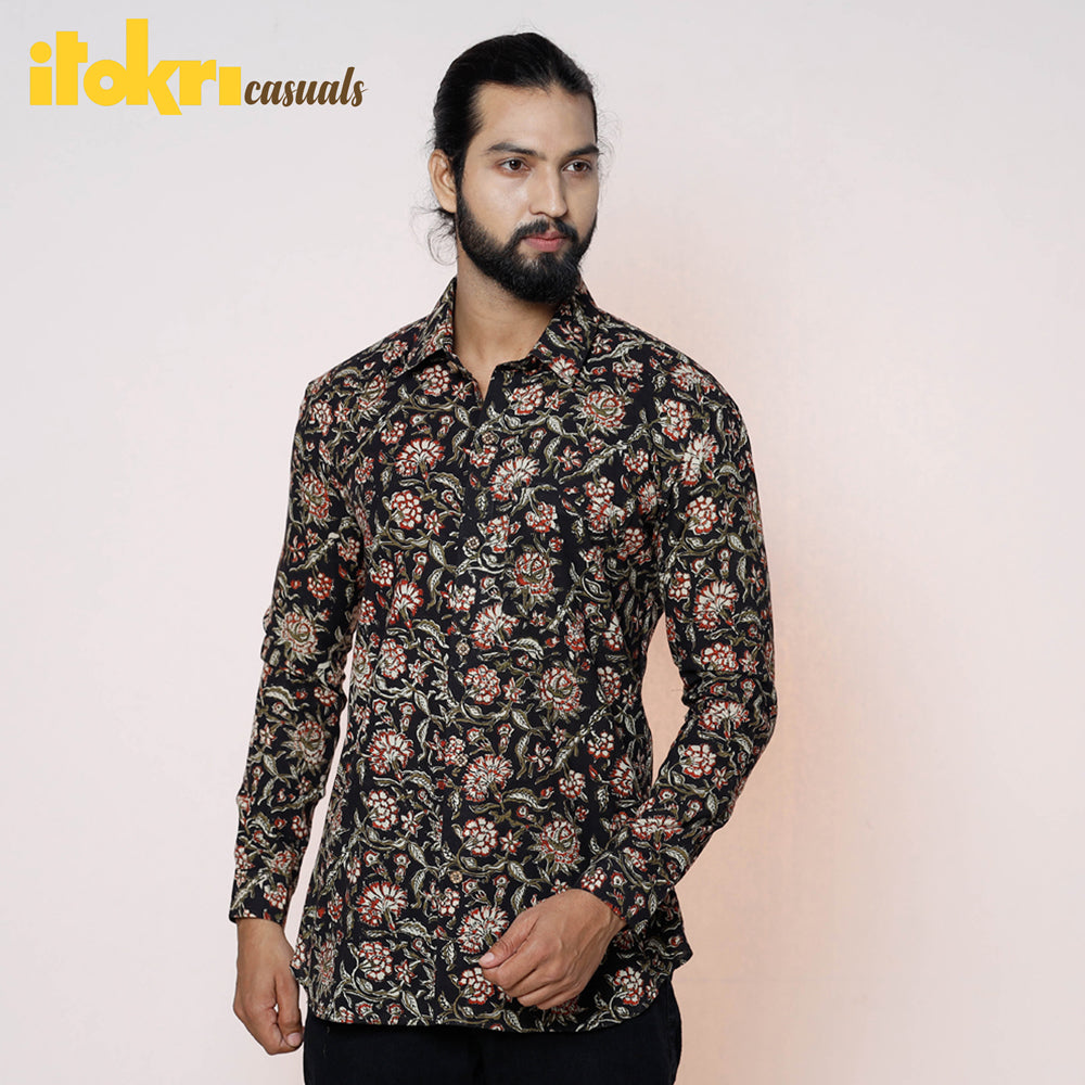 Block Printed Men Shirt