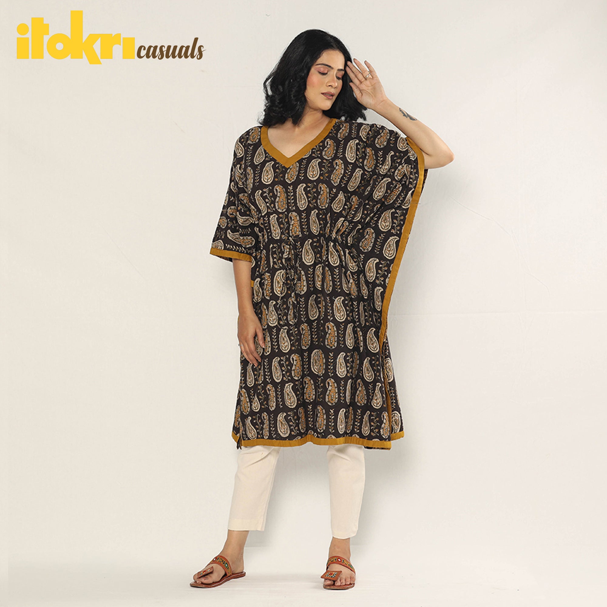 Bagru kaftan 