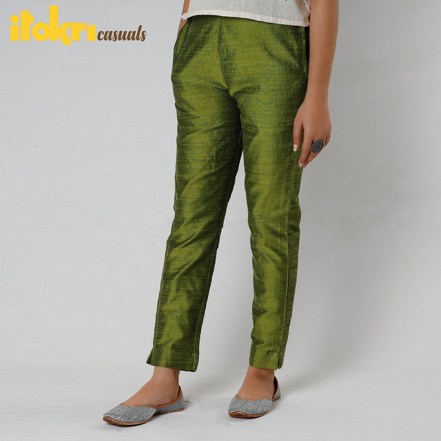 Silk Casual Pant for Women