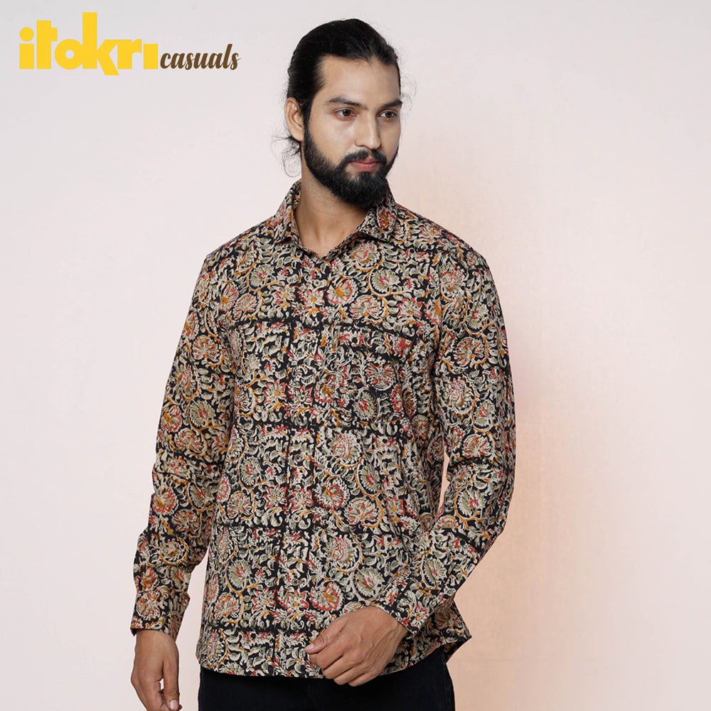 Block Printed Men Shirt