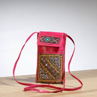 embroidery mobile sling pouch