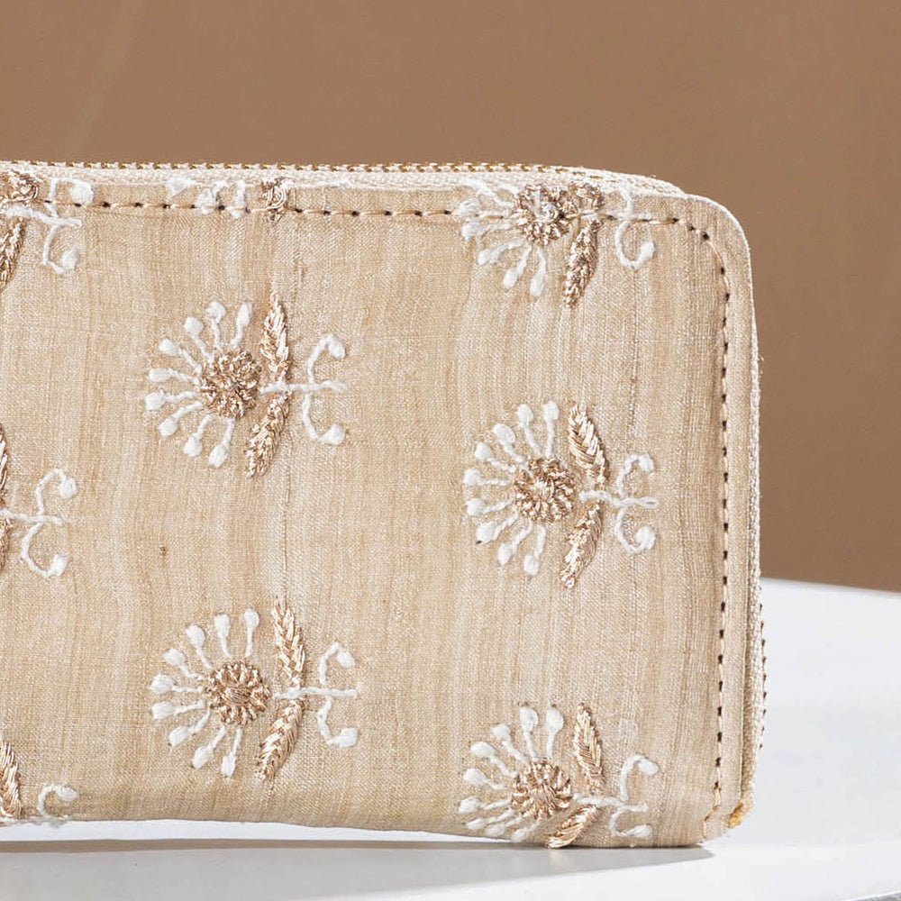 chikankari wallet