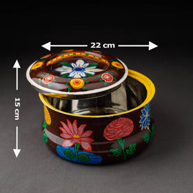  Kavad Handpainted Stainless Steel Casserole 