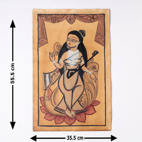  Handpainted Kalighat Painting by Laltu Chitrakar 