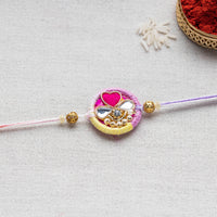 Beadwork Rakhi with File Folder