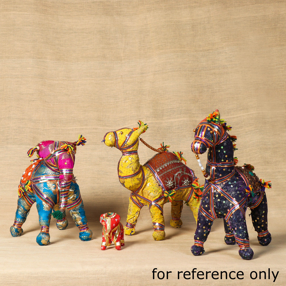 Rajasthani Elephant Handmade Toy / Home Decor (Small)