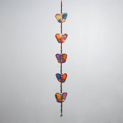 Butterfly - Tholu Bommalata Leather Puppet Wall Hanging