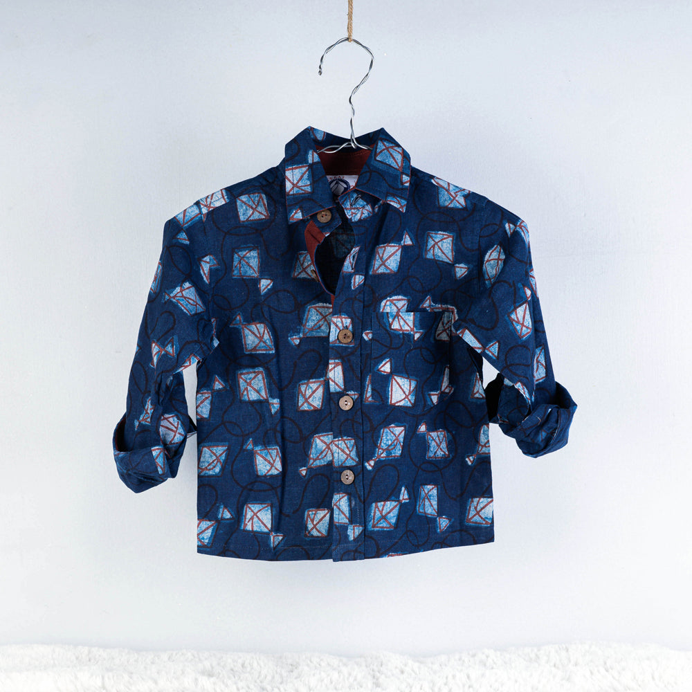 Block Printed Kids Shirt
