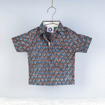 Block Printed Kids Shirt
