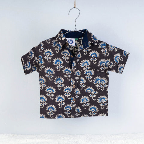 block Printed Kids Shirt
