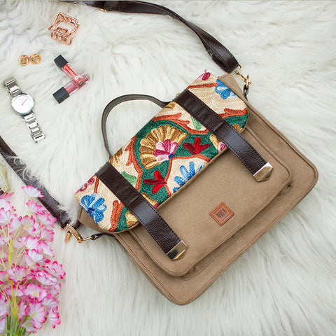 Embroidery Sling Bag
