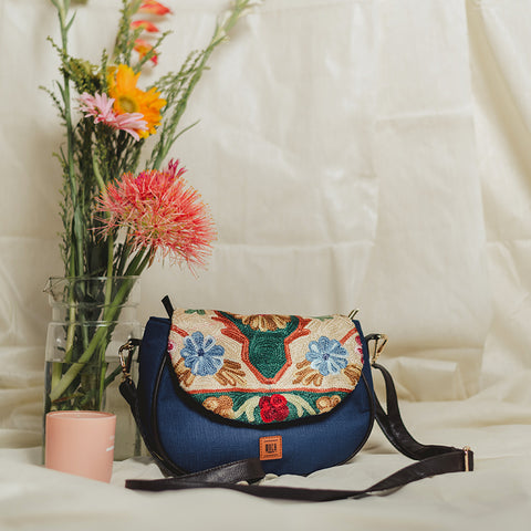 Embroidery Sling Bag
