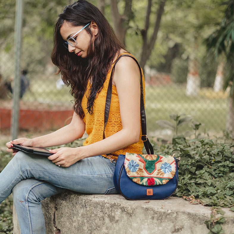 Embroidery Sling Bag
